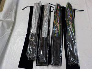 lot 225 image: 4 Decorative Fans...