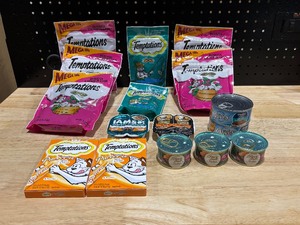 lot 44 image: Cat Food and Treats
