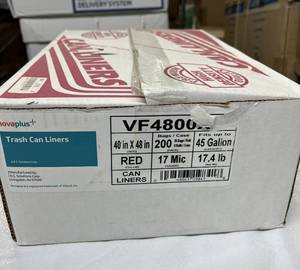 lot 44 image: Whole Pallet Filled with New In Box Items  Highlights Multiple Cases Of Trash Can Liners - Please See Pictures & Description For All That Is Included  Must Take All