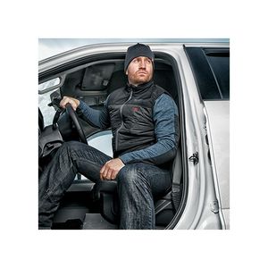 lot 100 image: MSRP $300 NEW In Box Milwaukee 303B-21S M12 Heated Axis Vest For Men - Size Small, Black - See Youtube For More Info