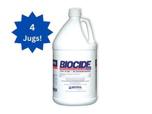 lot 73 image: MSRP $400  1 Case (4 Gallon Jugs) NEW Biotrol BIOG30CS Biocide G30 Reusable Sterilization and Disinfecting Solution
