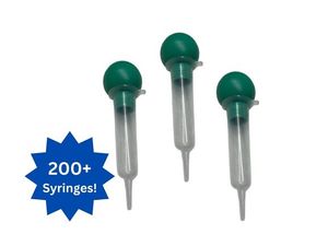 lot 89 image: 200 Huge Lot of NEW Bulb Irrigation Syringe - For Wound Irrigation, Surgical Procedures, Enteral Feeding, Fluid Administration & Of Course Turkey Basting