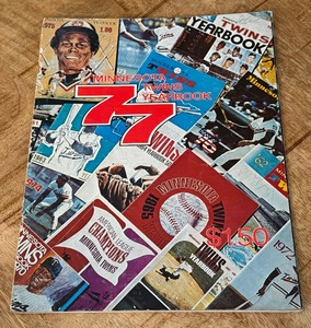 lot 37 image: 1977 Minensota Twins Vintage Baseball Yearbook