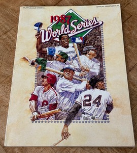 lot 39 image: 1987 MLB World Series Official Program - Minnesota Twins Baseball