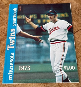 lot 42 image: 1973 Minnesota Twins Baseball Vintage Yearbook