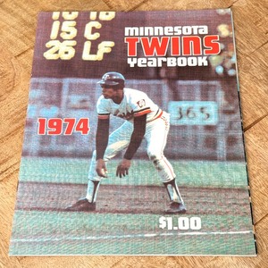 lot 43 image: 1974 Minnesota Twins Baseball Vintage Yearbook