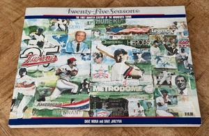 lot 45 image: Minnesota Twins Twenty-Five Season The First Quarter Century Book