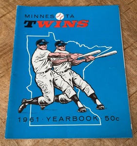 lot 20 image: 1961 Minnesota Twins Baseball Vintage Yearbook