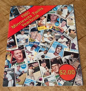 lot 47 image: 1980 Minnesota Twins Baseball Vintage Yearbook