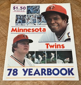 lot 49 image: 1978 Minnesota Twins Baseball Vintage Yearbook