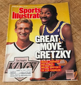 lot 61 image: Wayne Gretzky and Magic Johnson 1988 Sports Illustrated Magazine
