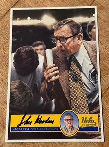 lot 23 image: John Wooden Signed Photo With COA
