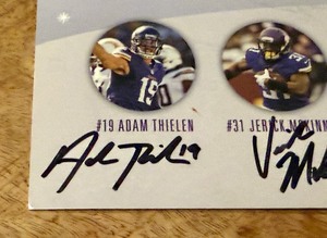 lot 124 image: Adam Thielen, Stefon Diggs and More Minnesota Viking Players Signed 2016 Winterfest