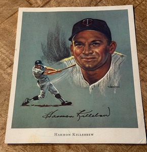 lot 150 image: Harmon Killebrew 1970 Vanguard Team Issued Photo