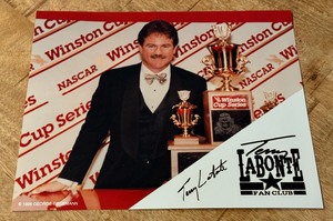 lot 121 image: Terry Labonte Signed NASCAR 8x10 Photo
