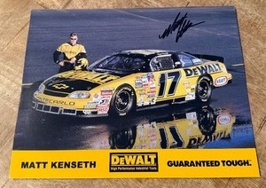 lot 122 image: Matt Kenseth Signed NASCAR 8x10 Photo