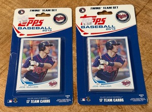 lot 171 image: (2) Minnesota Twins 12013 Topps Team Baseball Card Sets