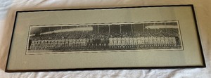 lot 200 image: First Colored World Series Opening Game Oct. 11, 1924 Framed Baseball Piece