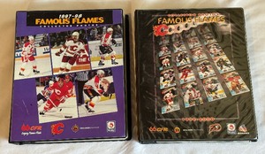 lot 212 image: Calgary Flames (2) Limited Edition Famous Flames Photo Collections 1997-98 and 1999-2000 Hockey