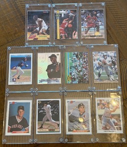 lot 233 image: (11) Encased Baseball, Football, and Basketball Stars and Rookie Cards