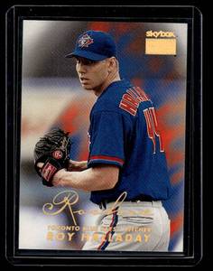 lot 36A image: Roy Halladay RC 1999 Skybox Premium #269 Rookie Baseball Card