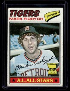 lot 61A image: Mark Fidrych RC 1977 Topps #265 Vintage Rookie Baseball Card