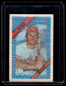 lot 65A image: Pete Rose 1972 Kelloggs Xograph #06 Vintage Baseball Card