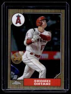 lot 73A image: Shohei Ohtani 2022 Topps Chrome #87BC-2 Baseball Card