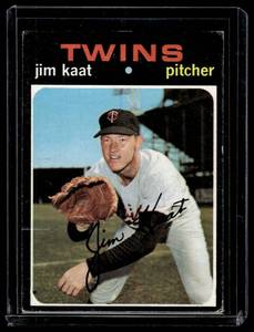 lot 78A image: Jim Kaat 1971 Topps #245 Vintage Minnesota Twins Baseball Card