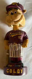 lot 239 image: University of Minnesota Baseball Goldy Bobblehead