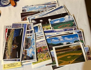 lot 103A image: Large Lot of Bill Goff Baseball Postcard Photos