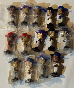 lot 107A image: Mini Baseball Bobblehead Stars Lot