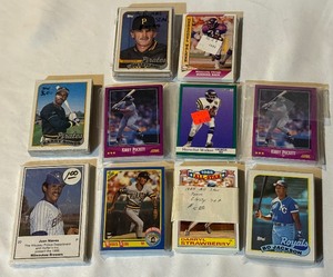 lot 117A image: Large Lot of Baseball and Football Card Team Sets