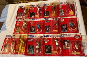 lot 128A image: NBA Basketball Starting Lineup Lot of 13 - Big Stars - Pippen, Miller, Robinson, Kemp, Ewing and More