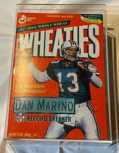 lot 249 image: Dan Marino Wheaties Box With Case
