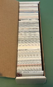 lot 182A image: 700 Star Baseball Card Box - Mark Grace, Ben Grieve, Orel Hershiser