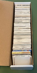 lot 18B image: 650 Randy Johnson Baseball Card Box
