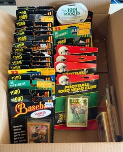 lot 192A image: Large Lot of Baseball and Football Team Sets, Small Sets, and More - Cards