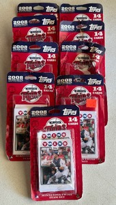 lot 193A image: (9) 2008 Topps Minnesots Tiwns Team Baseball Card Sets