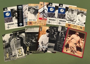 lot 56B image: Babe Ruth 14 Baseball Card Lot