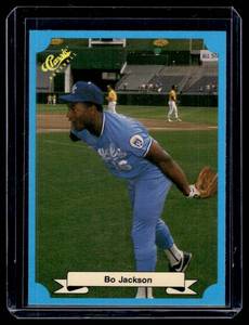 lot 153A image: Bo Jackson 1988 Classic Baseball #208 Card