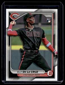 lot 174A image: Elly De La Cruz RC 2024 Bowman #22 Rookie Baseball Card