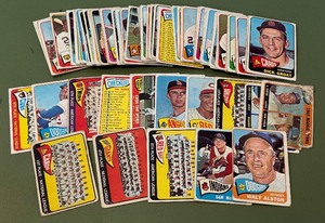 lot 45B image: 1965 Topps 85 Card Vintage Baseball Lot