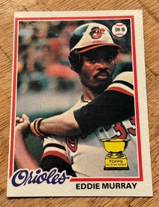 lot 69B image: Eddie Murray RC 1978 Topps #36 Vintage Rookie Baseball Card