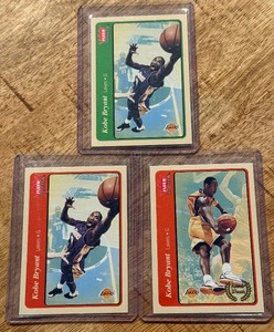 lot 90B image: Kobe Bryant 3 Card Basketball Lot