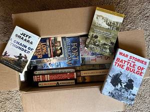 lot 44 image: Collection of Military History Books Including WWII and Korean War Titles