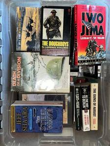 lot 47 image: Collection of Military History Books Including WWII and Western Themes