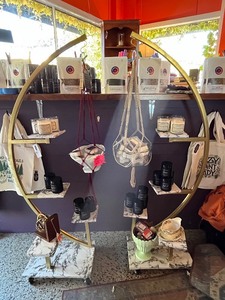 lot 29 image: Set of 2 large Plant stands with display shelves