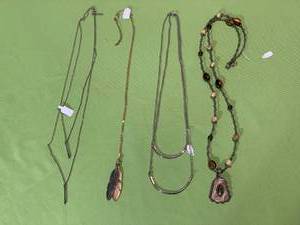 lot 214 image: Assorted Fashion Necklaces and Chains Collection
