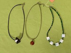 lot 217 image: Set of 3 Assorted Necklaces with Beads and Pendants